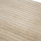 Eterica Fluted Sand Travertine 24x48 Porcelain Tile | Tile Club