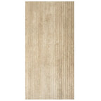 Eterica Fluted Sand Travertine 24x48 Porcelain Tile | Tile Club
