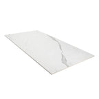 Eterica Fluted White & Gray Marbled 24x48 Porcelain Tile | Tile Club