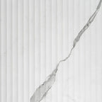 Eterica Fluted White & Gray Marbled 24x48 Porcelain Tile | Tile Club