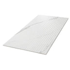 Eterica Fluted White & Gray Marbled 24x48 Porcelain Tile | Tile Club