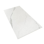 Eterica Fluted White & Gray Marbled 24x48 Porcelain Tile | Tile Club