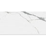 Eterica Fluted White & Gray Marbled 24x48 Porcelain Tile