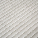 Eterica Fluted White Travertine 24x48 Porcelain Tile | Tile Club