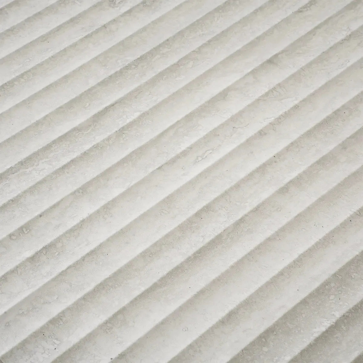 Eterica Fluted White Travertine 24x48 Porcelain Tile | Tile Club