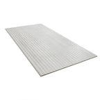 Eterica Fluted White Travertine 24x48 Porcelain Tile | Tile Club