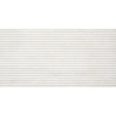 Eterica Fluted White Travertine 24x48 Porcelain Tile | Tile Club