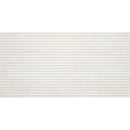 Eterica Fluted White Travertine 24x48 Porcelain Tile | Tile Club