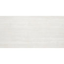 Eterica Fluted White Travertine 24x48 Porcelain Tile | Tile Club