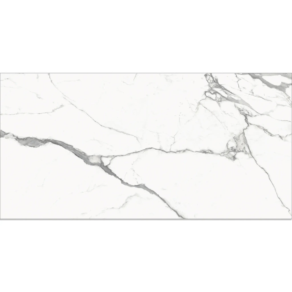 Eterica White & Gray Marbled 24x48 Porcelain Tile | Tile Club