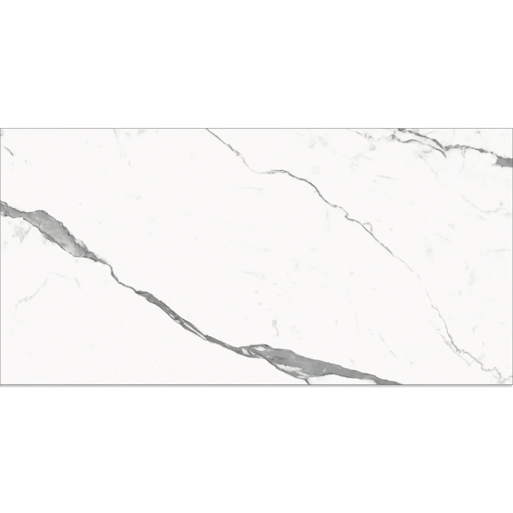 Eterica White & Gray Marbled 24x48 Porcelain Tile | Tile Club