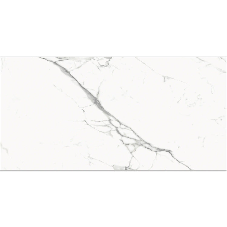 Eterica White & Gray Marbled 24x48 Porcelain Tile | Tile Club