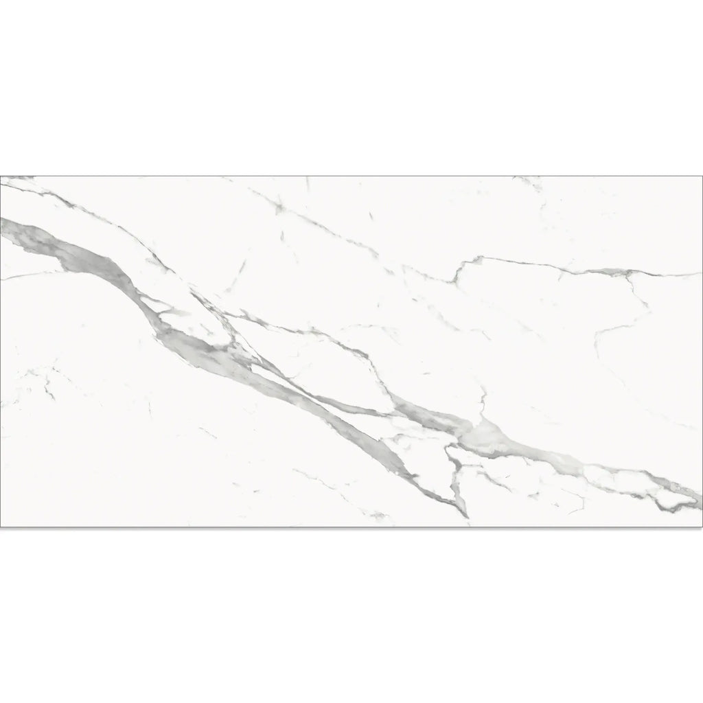 Eterica White & Gray Marbled 24x48 Porcelain Tile | Tile Club