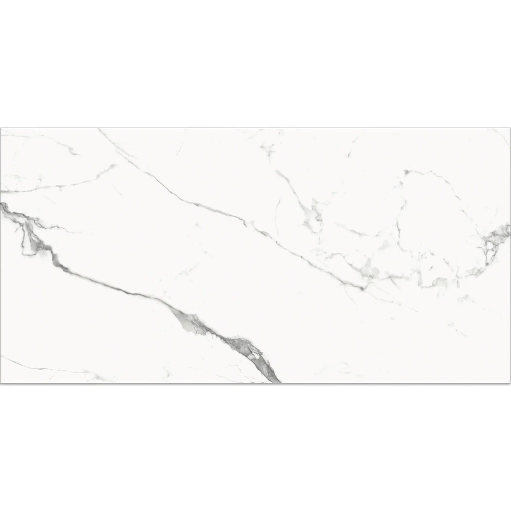 Eterica White & Gray Marbled 24x48 Porcelain Tile | Tile Club