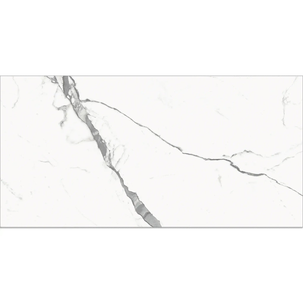 Eterica White & Gray Marbled 24x48 Porcelain Tile | Tile Club