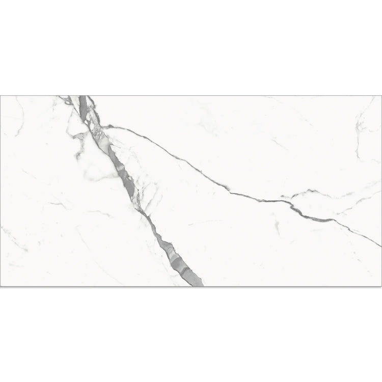 Eterica White & Gray Marbled 24x48 Porcelain Tile | Tile Club