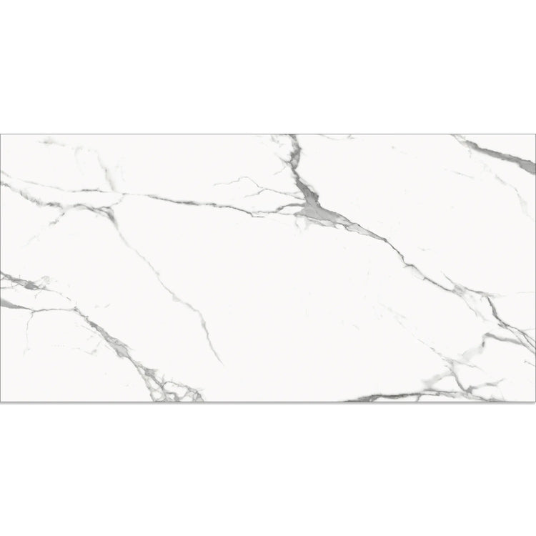Eterica White & Gray Marbled 24x48 Porcelain Tile | Tile Club