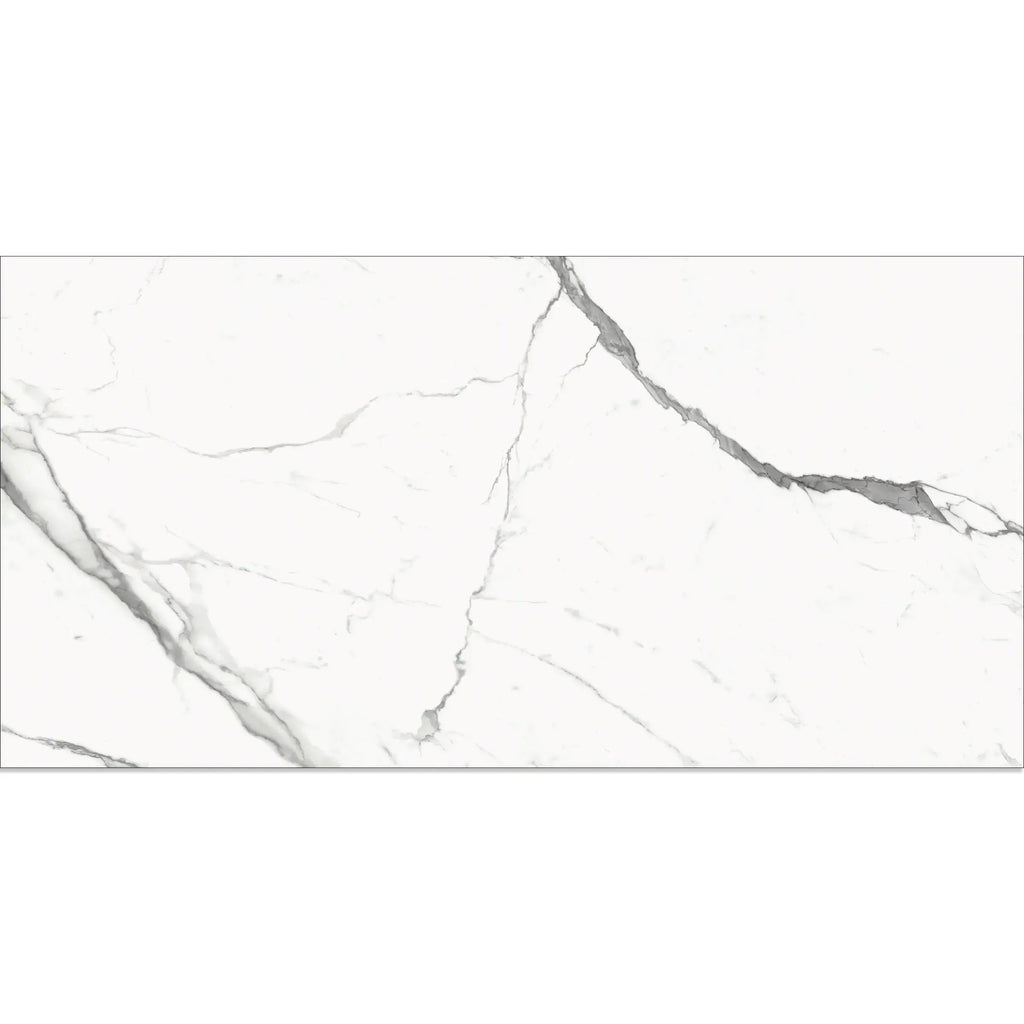 Eterica White & Gray Marbled 24x48 Porcelain Tile | Tile Club