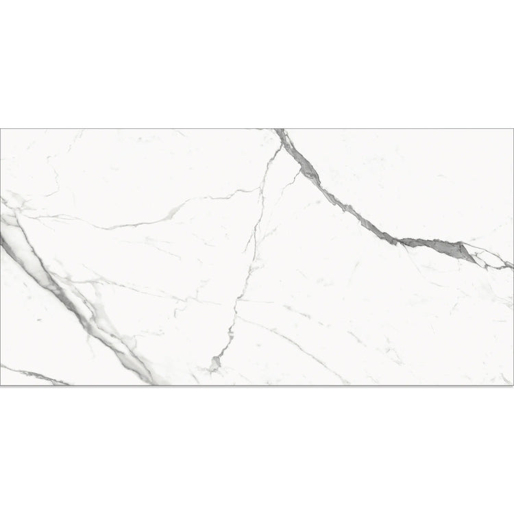 Eterica White & Gray Marbled 24x48 Porcelain Tile | Tile Club