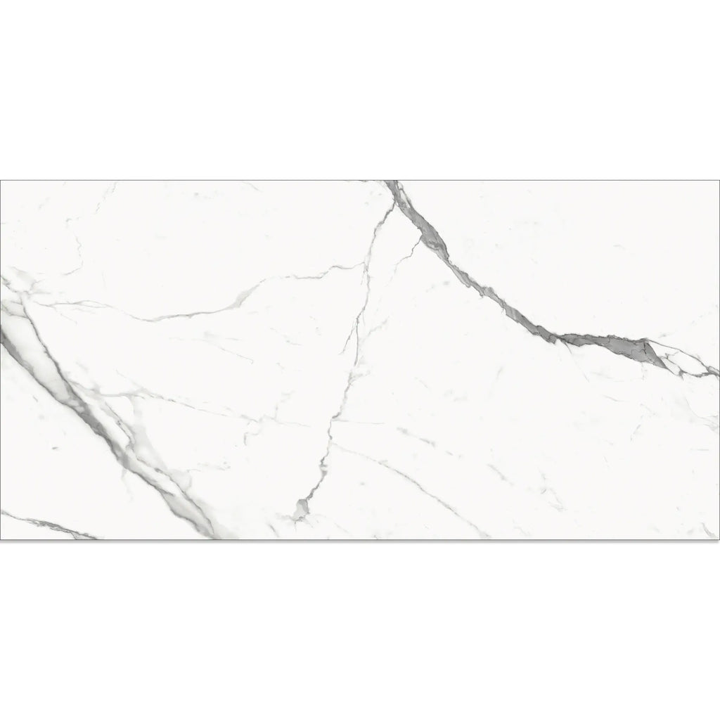 Eterica White & Gray Marbled 24x48 Porcelain Tile | Tile Club