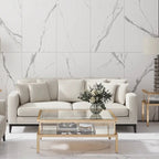Eterica White & Gray Marbled 24x48 Porcelain Tile | Tile Club