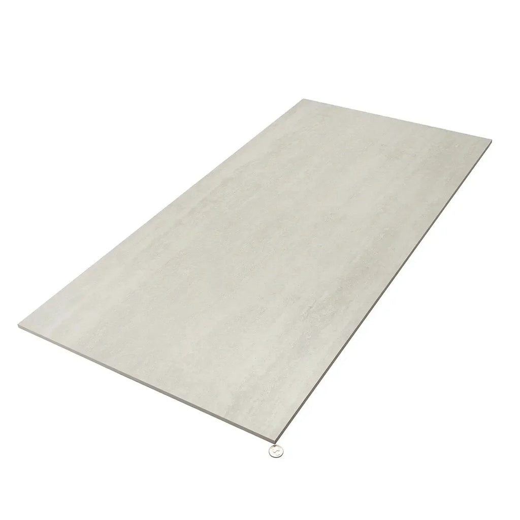 Eterica White Travertine 24x48 Porcelain Tile | Tile Club