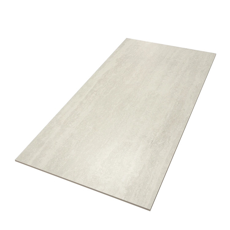 Eterica White Travertine 24x48 Porcelain Tile | Tile Club