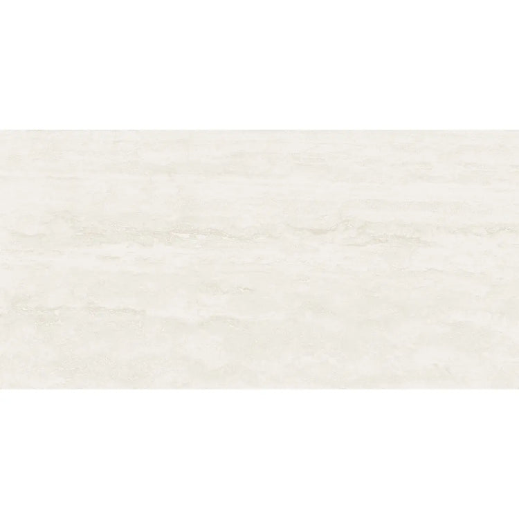 Eterica White Travertine 24x48 Porcelain Tile | Tile Club
