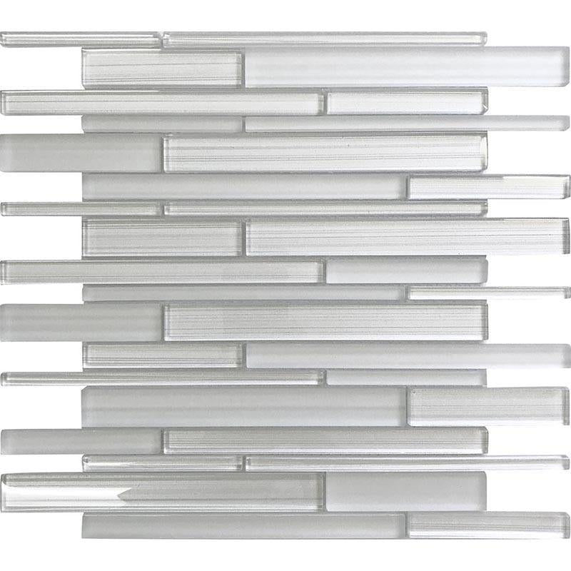Fabrique White Linear Glass Mosaic Tile | Tile Club | Position1