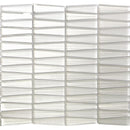 Fabrique White Triangle Glass Mosaic Tile | Tile Club | Position1
