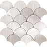 Fan Wooden Beige Marble Mosaic Tile