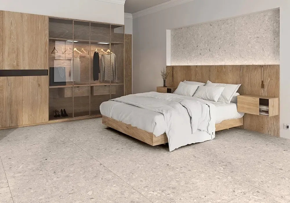 Flodsten Artic 24x24 Matte Porcelain Tile Sample | Tile Club