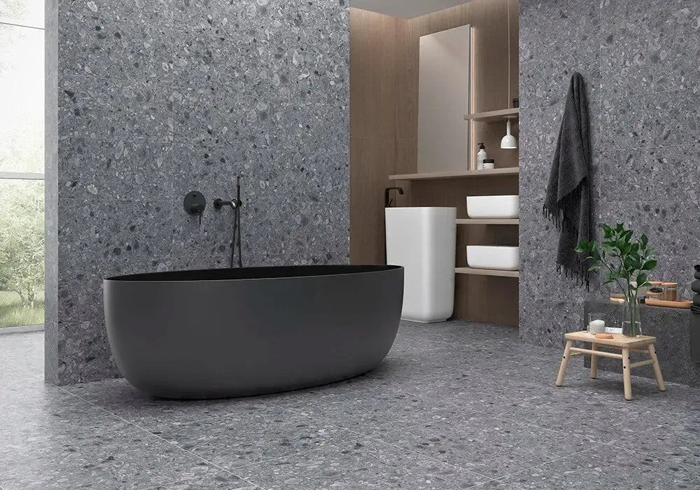 Flodsten Smoke 24x48 Matte Porcelain | Tile Club