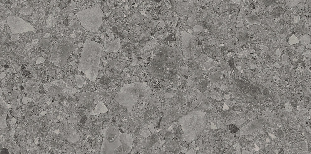 Flodsten Smoke 12x24 Matte Porcelain Tile Sample | Tile Club