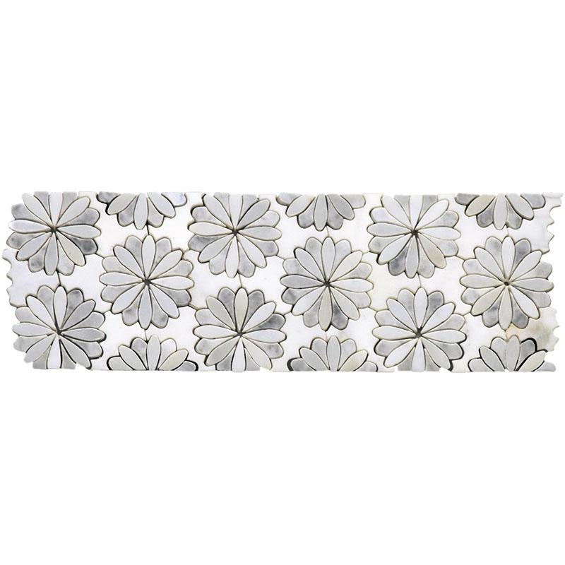 Floral Eternity Border Wall Tile Sample