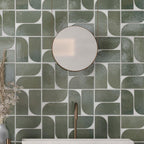 Formidus Evergreen Deco Square 8x8 Porcelain Tile