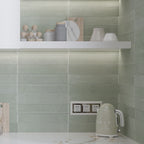 Formidus Sage Brick 3x16 Porcelain Tile | Tile Club
