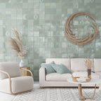 Formidus Sage Deco Square 8x8 Porcelain Tile | Tile Club