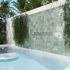 Formidus Sage Deco Square 8x8 Porcelain Tile | Tile Club