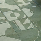 Formidus Sage Deco Square 8x8 Porcelain Tile | Tile Club