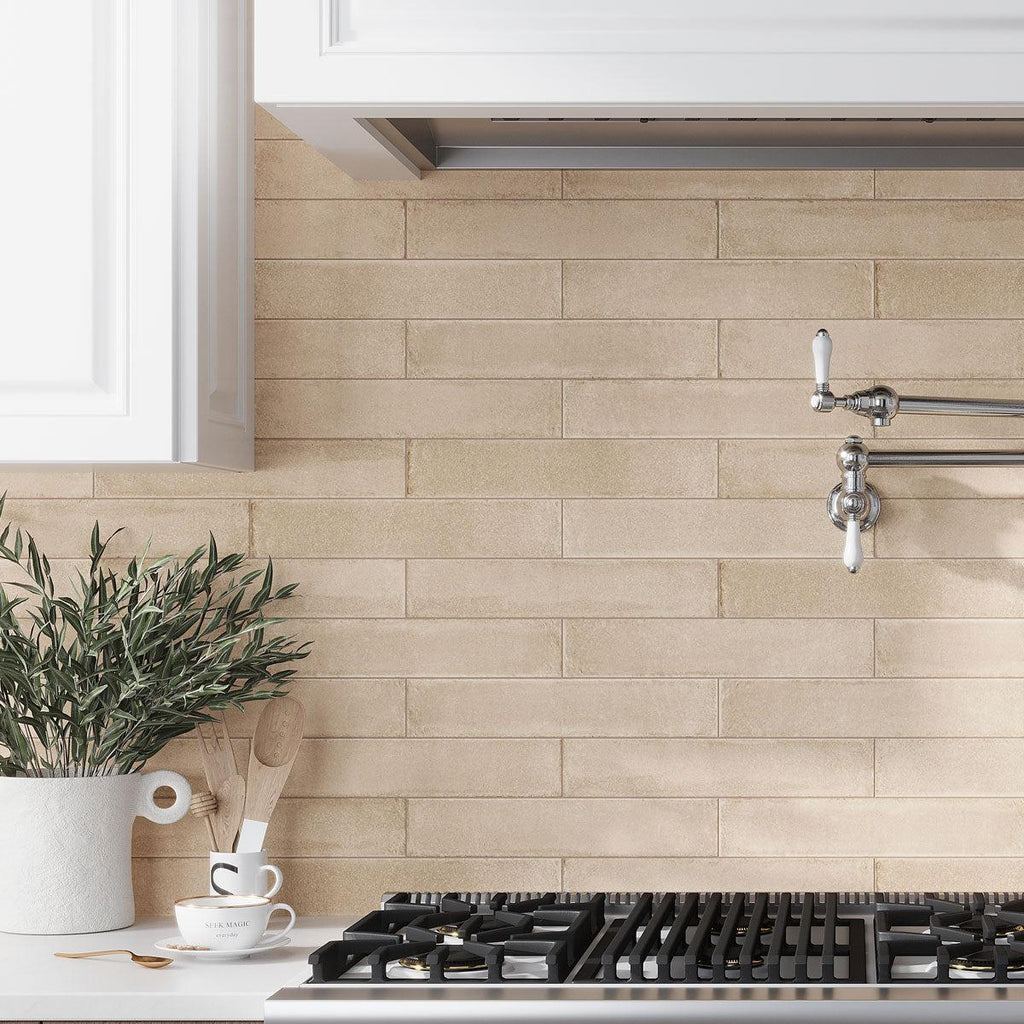 Formidus Sand Brick 3x16 Porcelain Tile