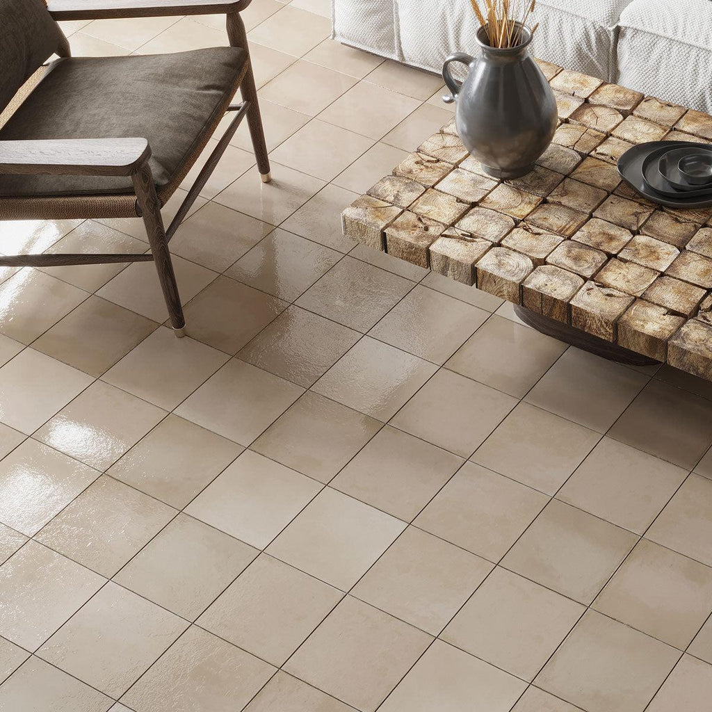 Formidus Taupe Square 8x8 Porcelain Tile