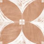 Formidus Terracotta Petal Deco Porcelain Tile | Tile Club