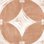 Formidus Terracotta Petal Deco Porcelain Tile | Tile Club