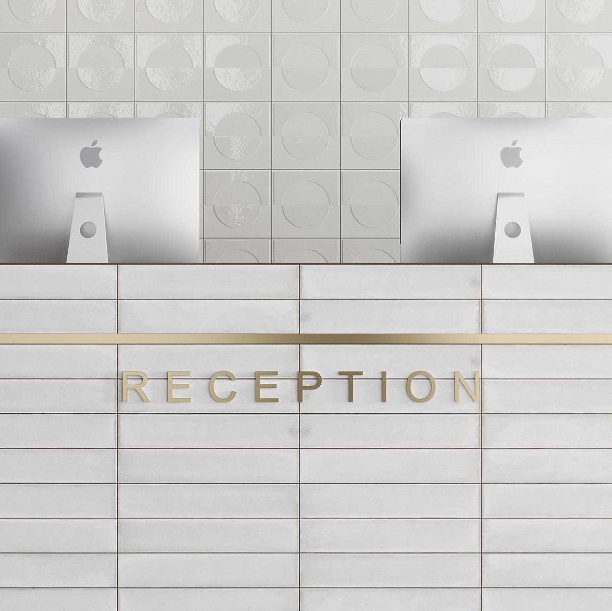 Formidus White Brick 3x16 Porcelain Tile | Tile Club