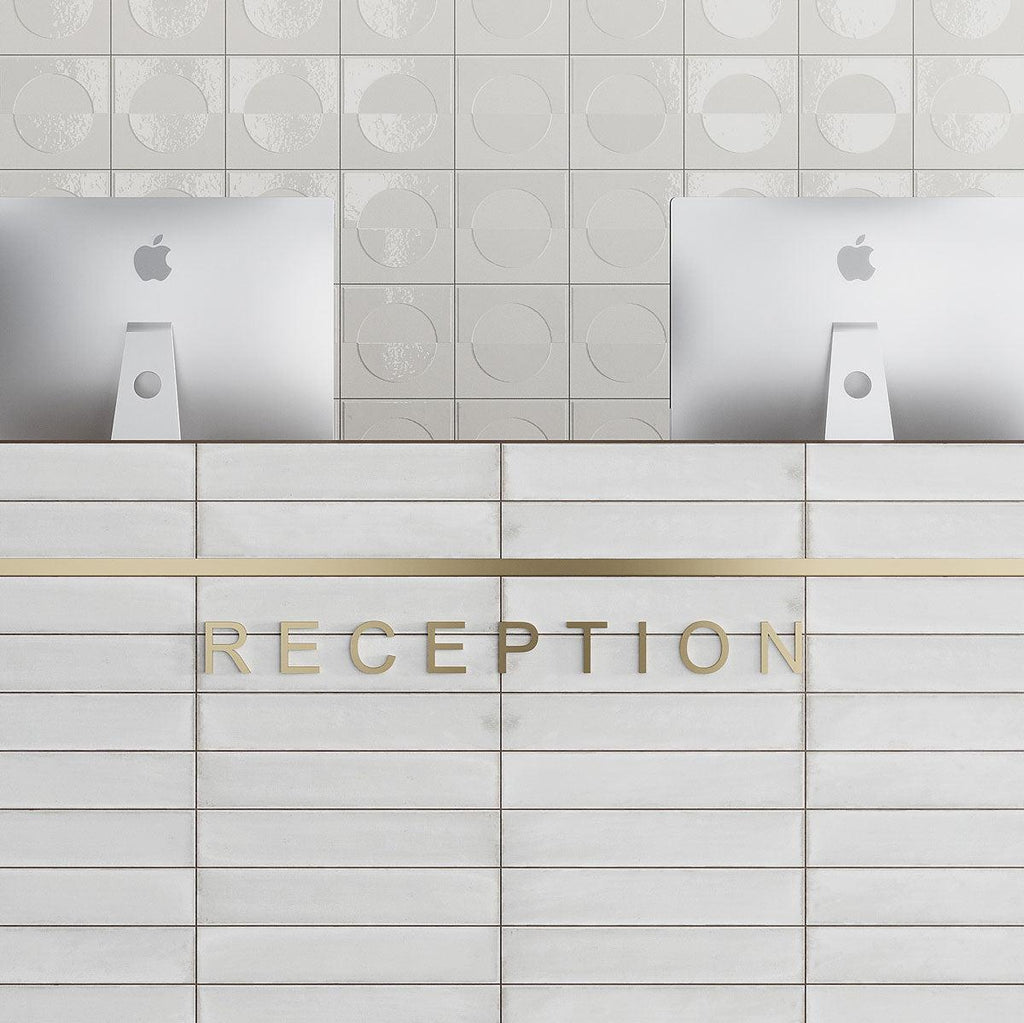 Formidus White Brick 3x16 Porcelain Tile | Tile Club