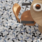 Geometria Marble Semi Moon Mosaic Tile