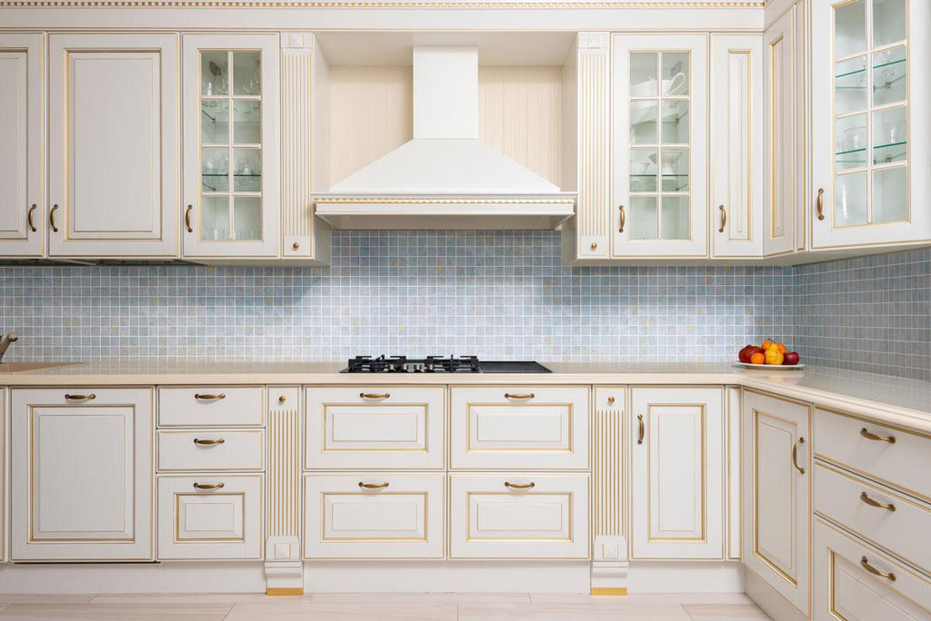 Gilded Age Blue Porcelain Mosaic | Tile Club