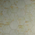Gilded Age Green Hexagon Porcelain Tile | Tile Club