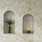 Gilded Age Green Hexagon